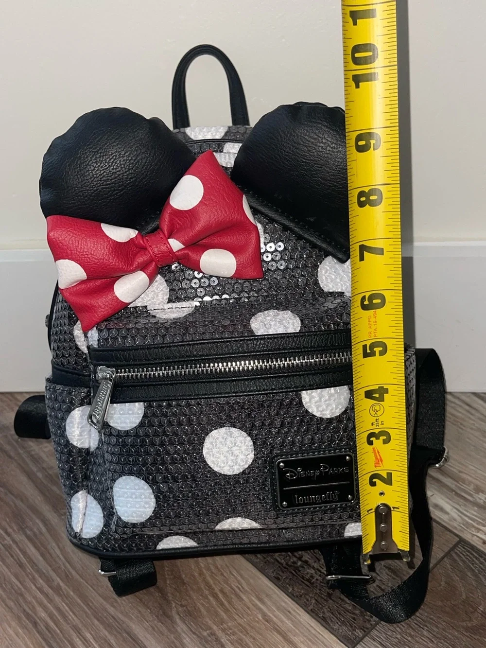 Disney & Loungefly Minnie Mouse Sequined Dot Mini Backpack